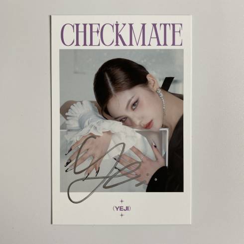 ITZY 5TH MINI ALBUM 'CHECKMATE' SPECIAL EDITION SOUNDWAVE FAN SIGN